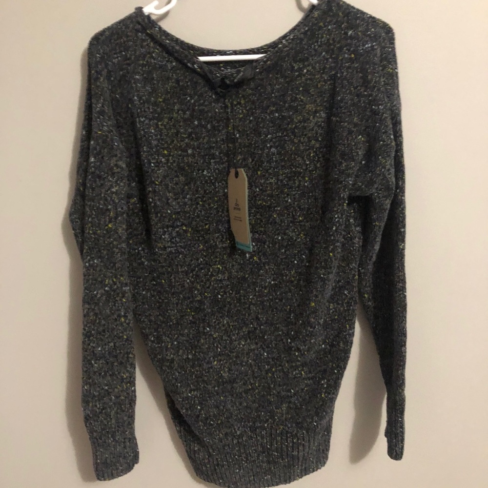 Small Prana Cypris sweater magnet gray